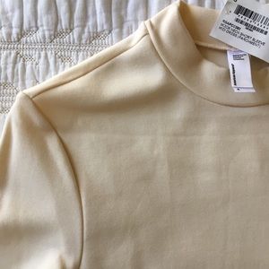 Mock dress in parchment . American Apparel.